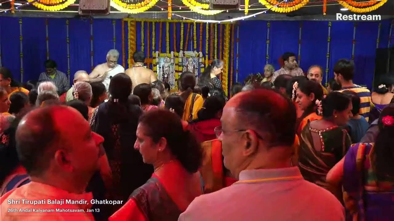 AANDAL KALYANAM 13th JAN 2026, BALAJI MANDIR, GHATKOPAR (E)