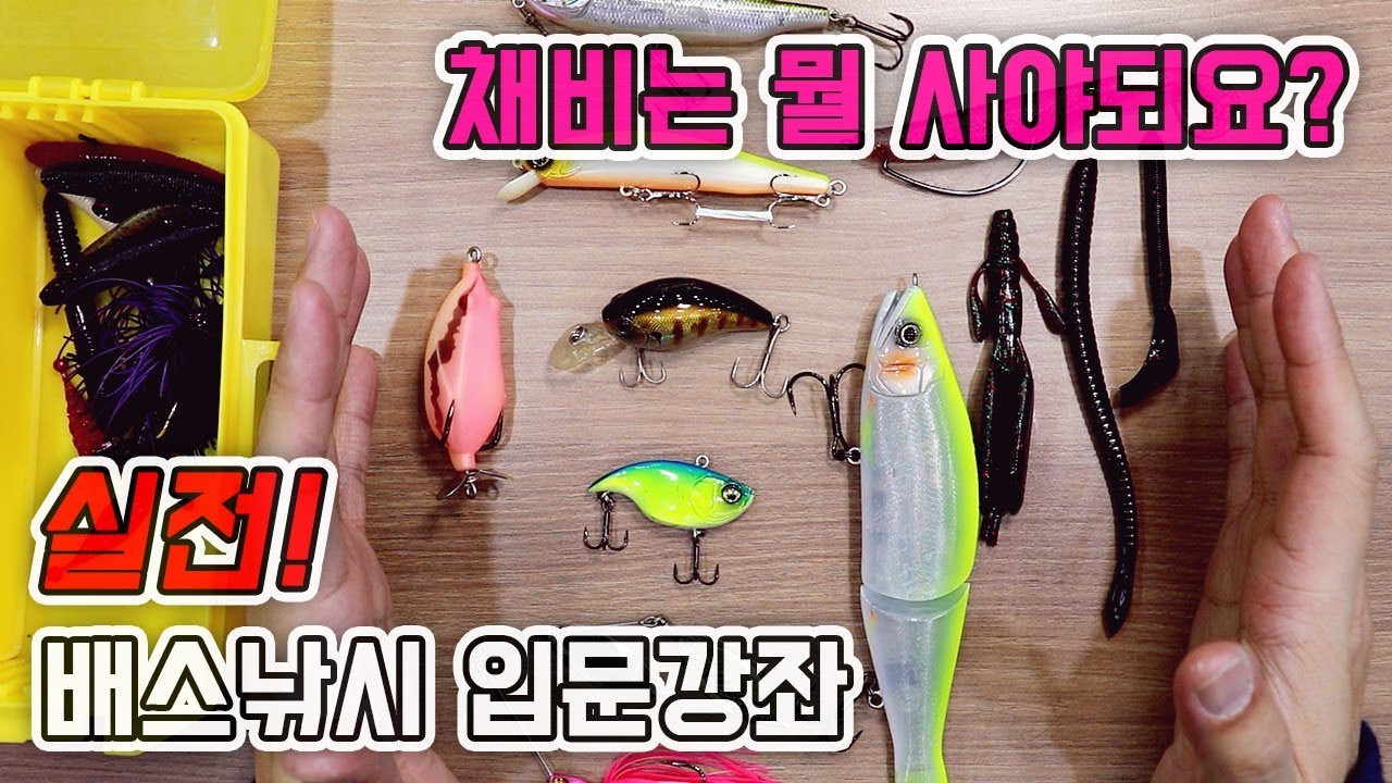 낚알못을 위한 실전 배스낚시 초보 입문 강좌 3탄 - 수많은 루어와 채비중에 뭘로 시작해야 할지 콕 찝어드립니다