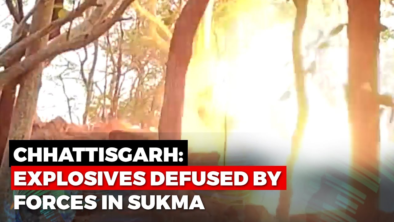 Explosives Defused By Forces In Chhattisgarh's Sukma