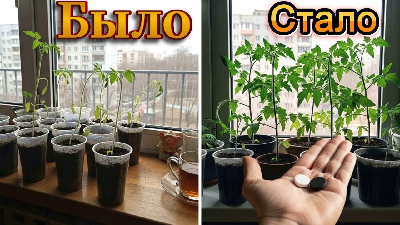 НИКТО НЕ ЗНАЛ! 2 ТАБЛЕТКИ ДЛЯ ЖИРНОЙ И КОРЕНАСТОЙ РАССАДЫ В 2026!