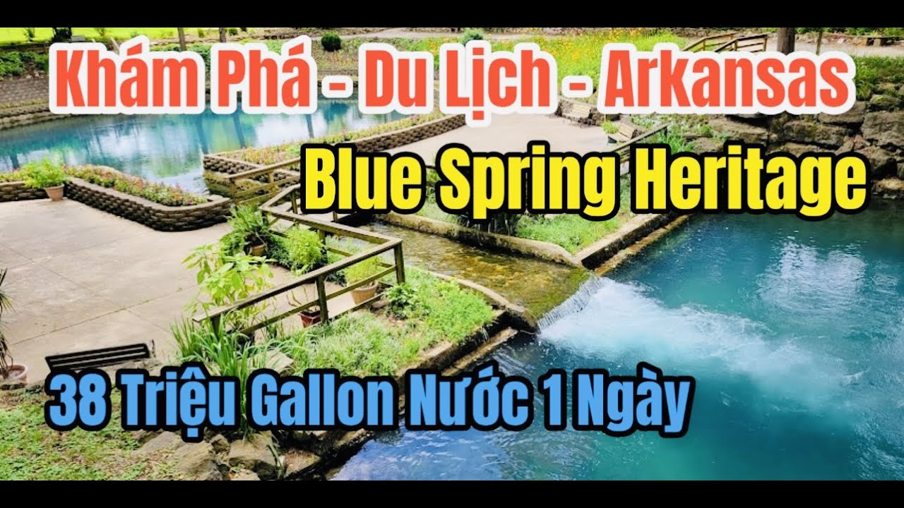 Mạch Nước Ngầm Kỳ Lạ|Blue Spring Heritage-Eureka Spring|Khám Phá Và Du Lịch Arkansas(#4)|NĐMĐ