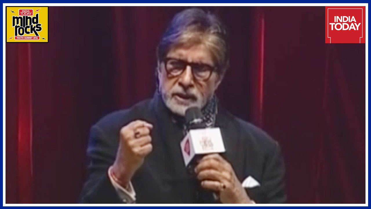 Amitabh Bachchan Exclusive At India Today Mind Rocks