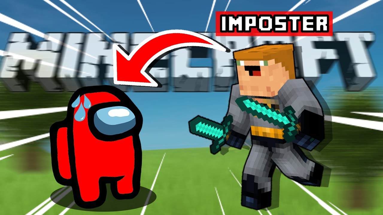 AMONG US u MINECRAFTU!!!