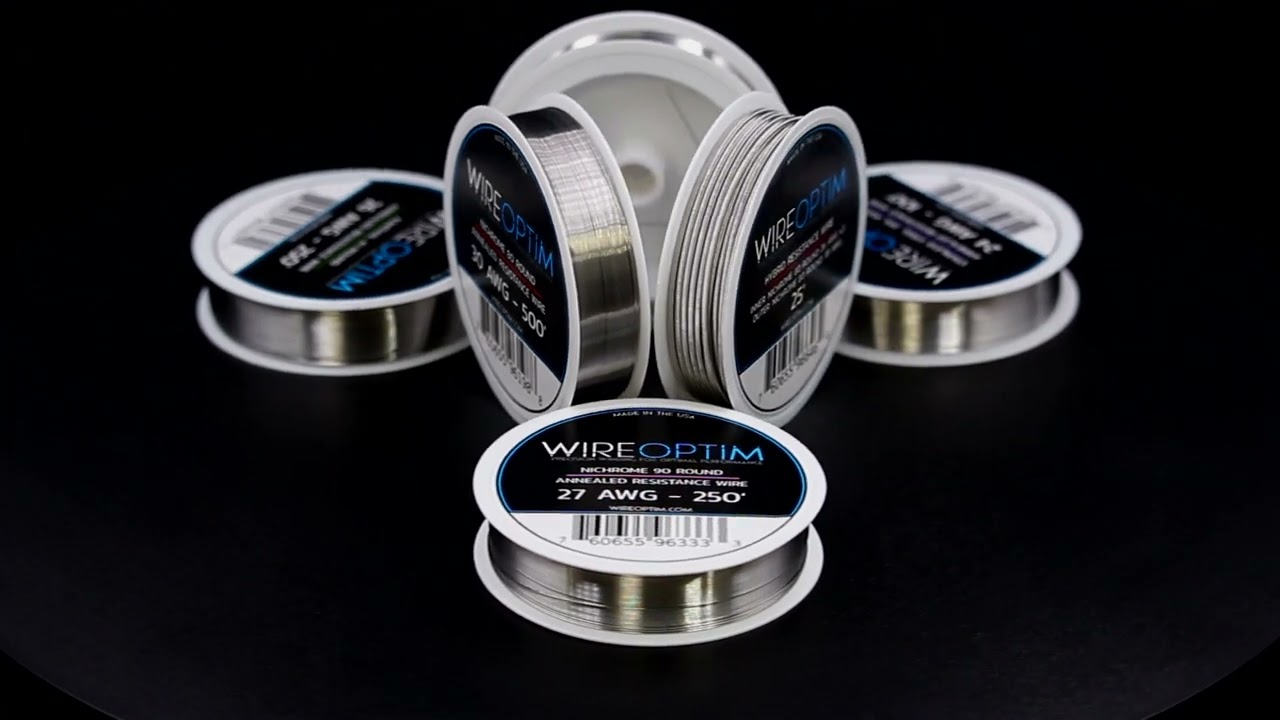 WIREOPTIM Nichrome 80 - Stainless Steel 316L - Kanthal A1 - Nichrome 90