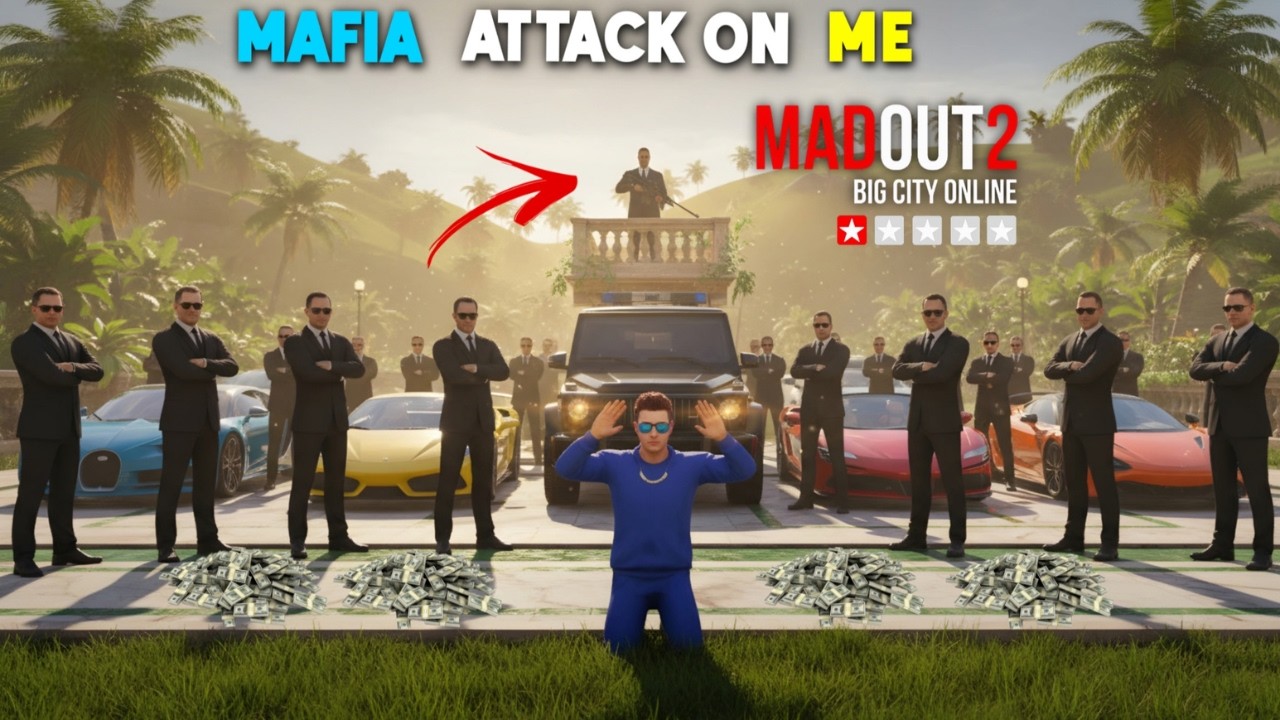 Big Mafia Attacked Me 😱 | MadOut2 Gameplay