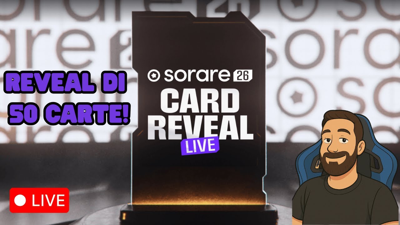 Sorare 2026 Card Reveal in Live! Riveliamo 50 carte!