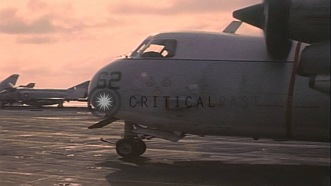 General Curtis Lemay arrives for fact finding visit, greeted by Rear Admiral Swan...HD Stock Footage