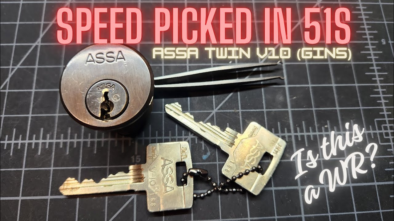 Speed Picked (51s) - ASSA Twin V10 (gins) - LPU Black Belt [2]