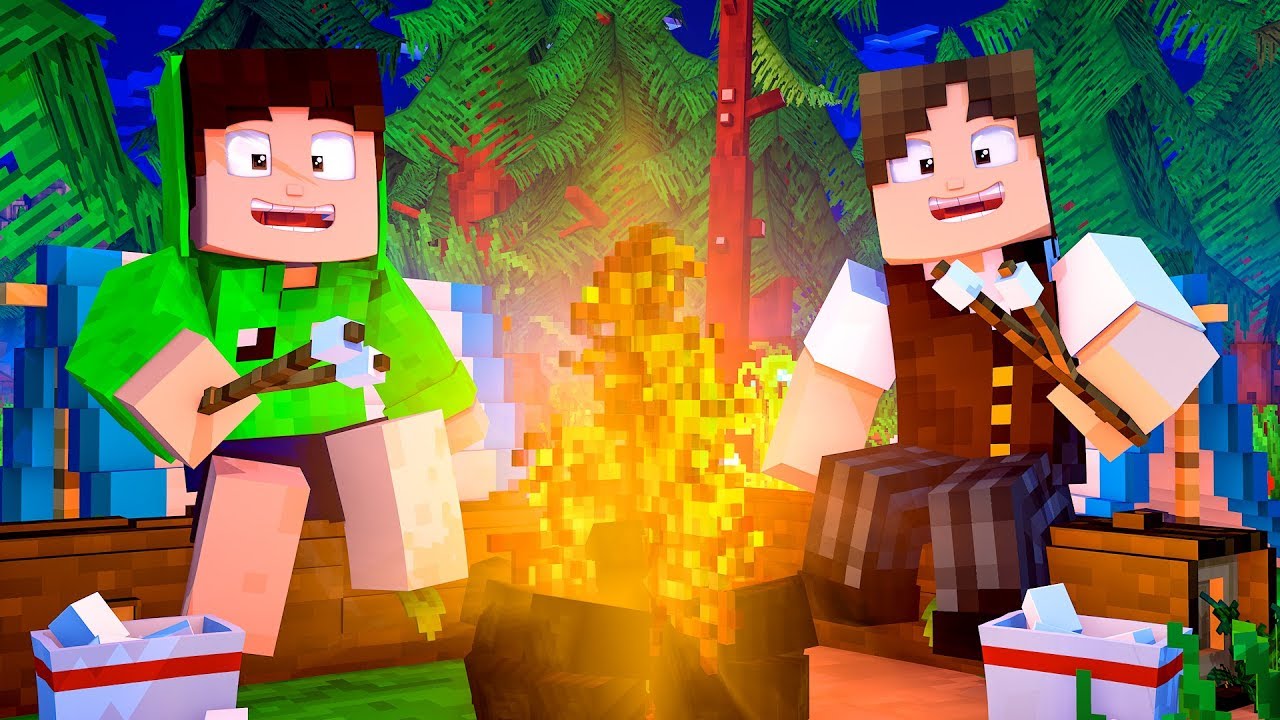 SPOK e JAZZGHOST PERDIDOS no ACAMPAMENTO ABANDONADO - MINECRAFT