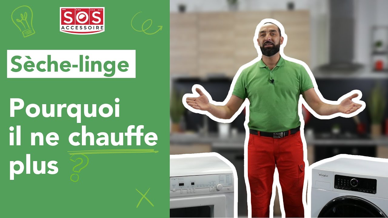 ❄ Mon sèche-linge ne chauffe plus ! Tous les éléments à vérifier pour trouver la cause !