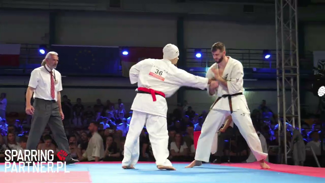 Grzegorz Kędzierski vs Bence Draga Semi Final Man -80kg European Karate Kyokushin Championships