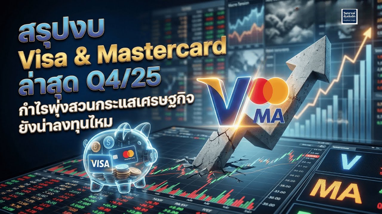 สรุปงบล่าสุด Visa vs Mastercard ศึกช้างชนช้าง! ตัวไหนน่าซื้อกว่ากัน?