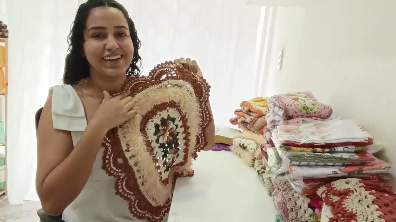 ✨ um pouco da minha produção do mês e o que eu já tenho pronto  #prontaentrega #croche #vlog #envio 