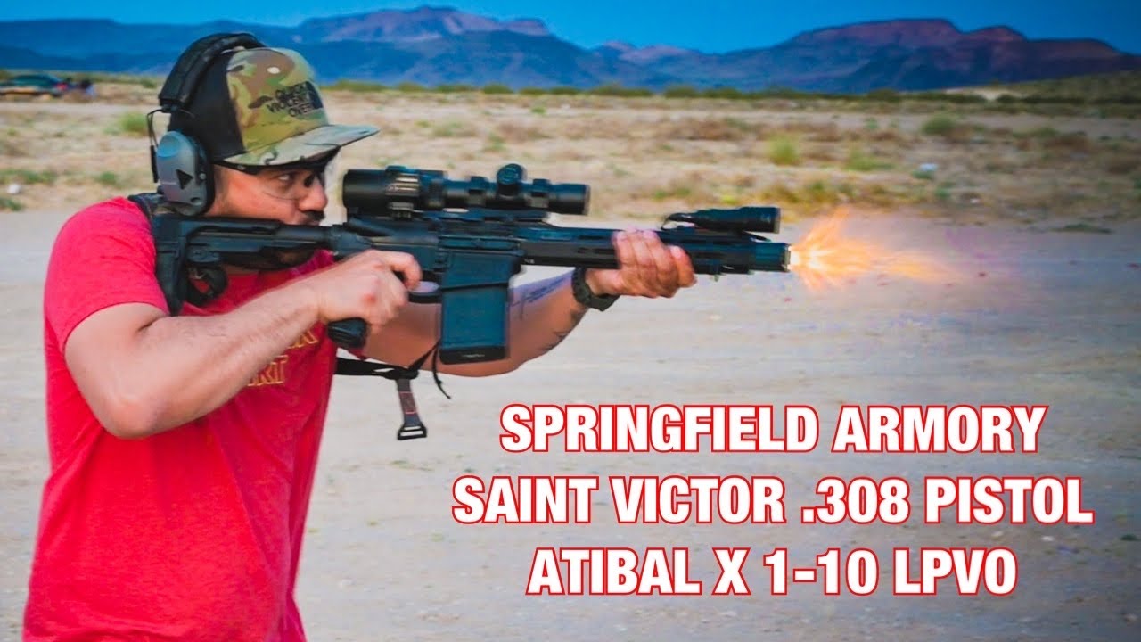 Пистолет Springfield Armory SAINT Victor .308 | ATIBAL X 1-10 LPVO