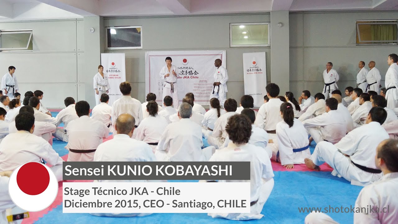 Stage Técnico JKA-Chile 2015 - Sensei Kunio Kobayashi (日本空手協会)