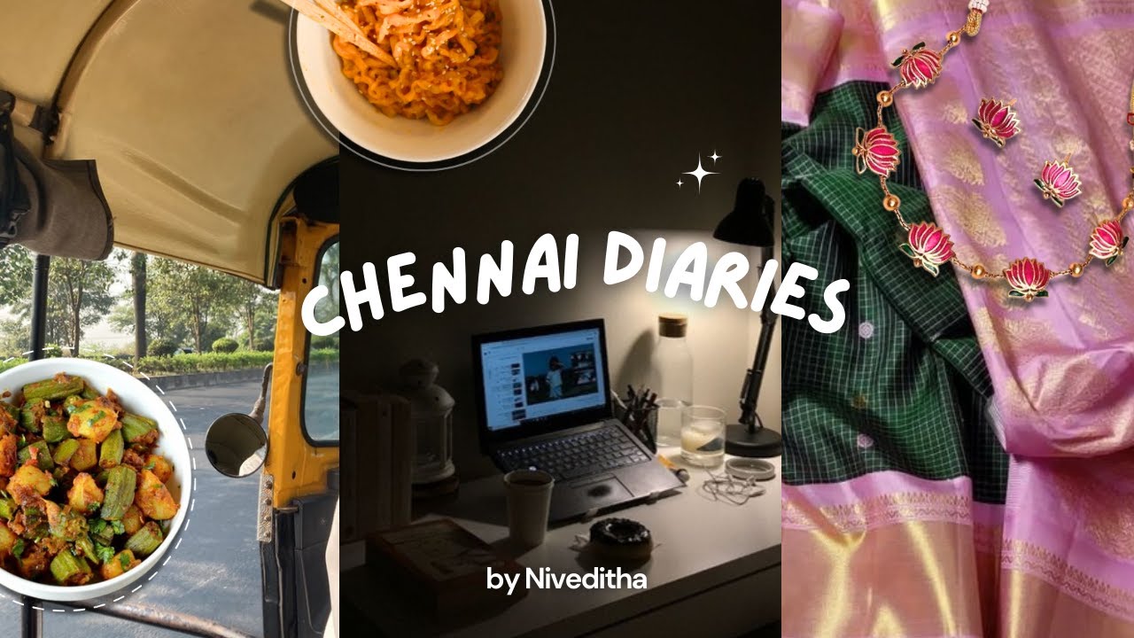 A Day in my Life in Chennai 🌸 | T nagar shopping + To do list 🍜 | Chennai Diaries #dailyvlogs