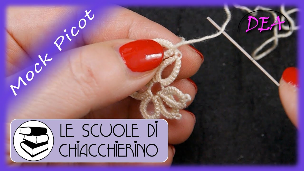 S.C.64°Tut.a.- Mock Picot.- Finto pippiolino - Superamento del giro - Mimetizziamo il passaggio giro