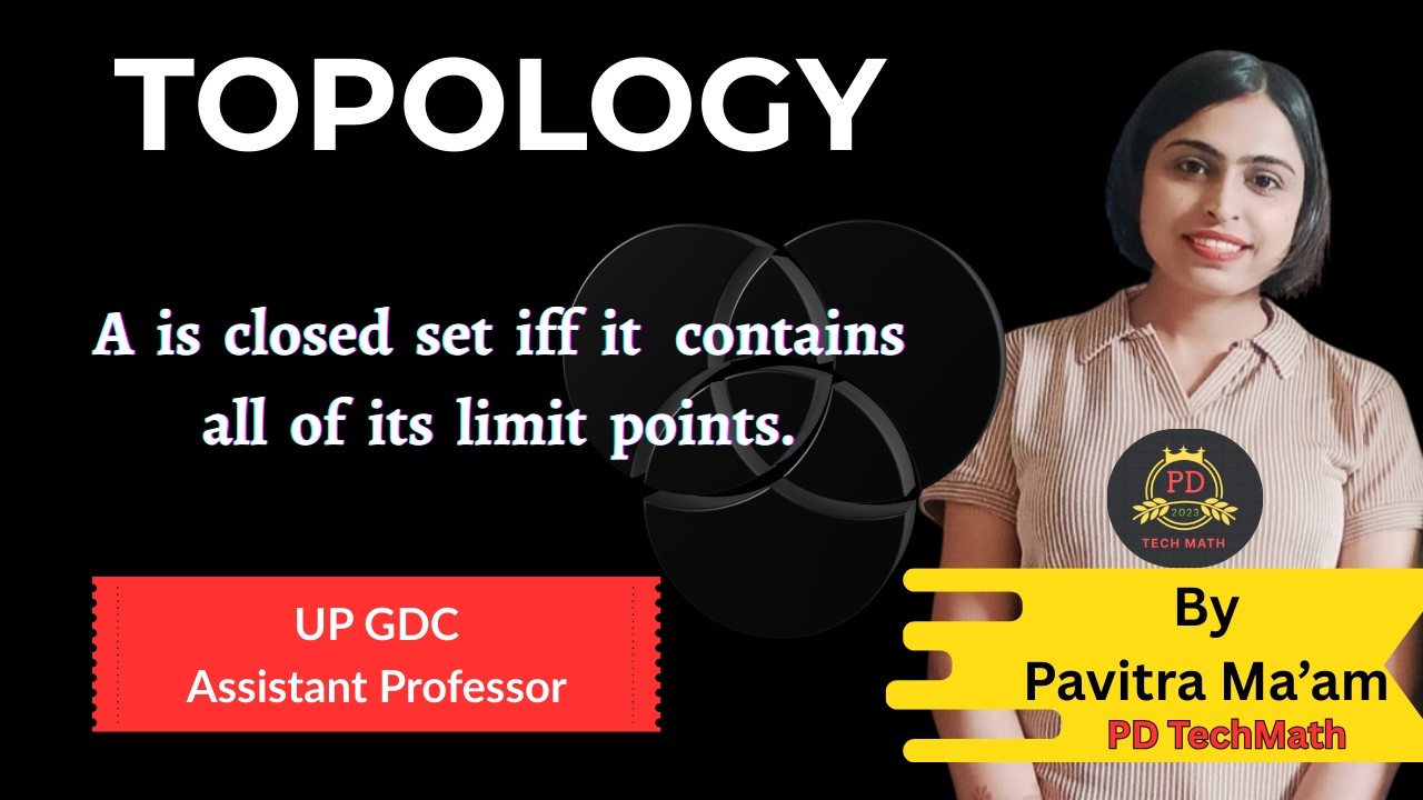 Closed set in topology| Topology| Metric spaces by Pavitra 