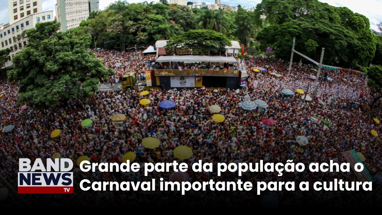 Para 34% das pessoas o Carnaval desperta sentimentos de felicidade | BandNews TV