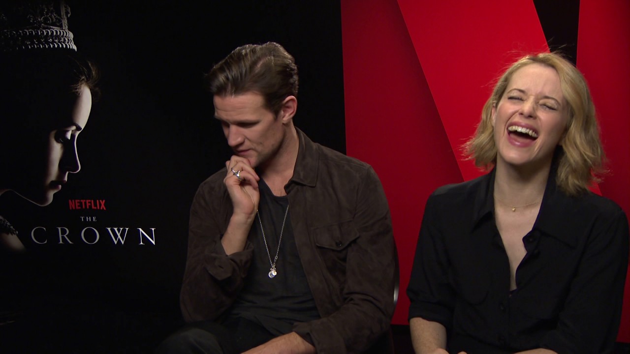 THE CROWN Interview with MATT SMITH & CLAIRE FOY - NETFLIX - Doctor Who - behind the scenes stories