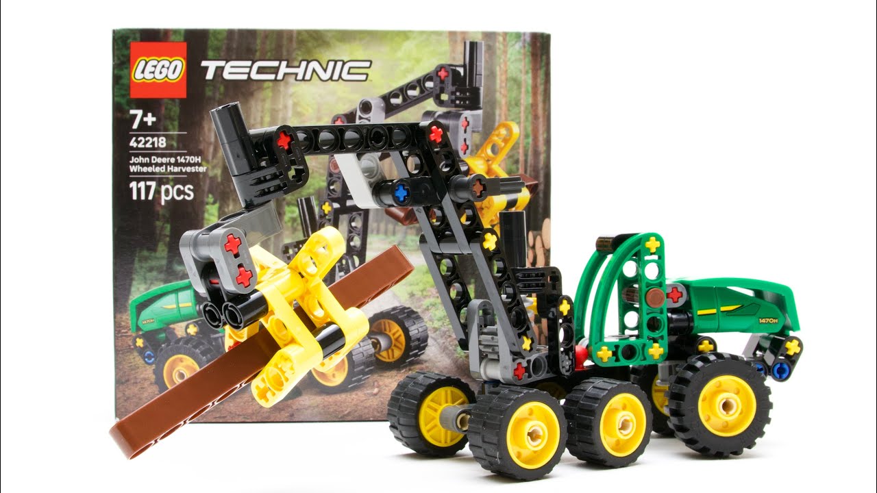 LEGO Technic John Deere 1470H Wheeled Harvester 42218 - Build