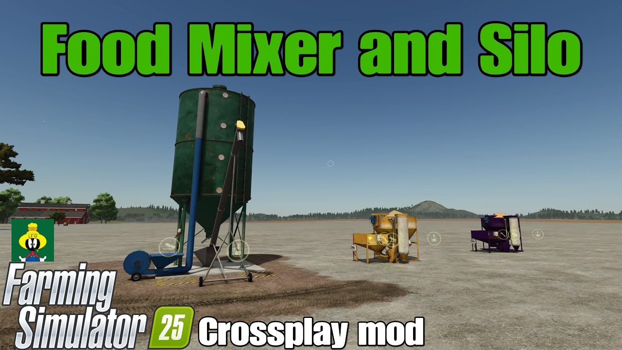 Food Mixer And Silo / FS25 crossplay mod