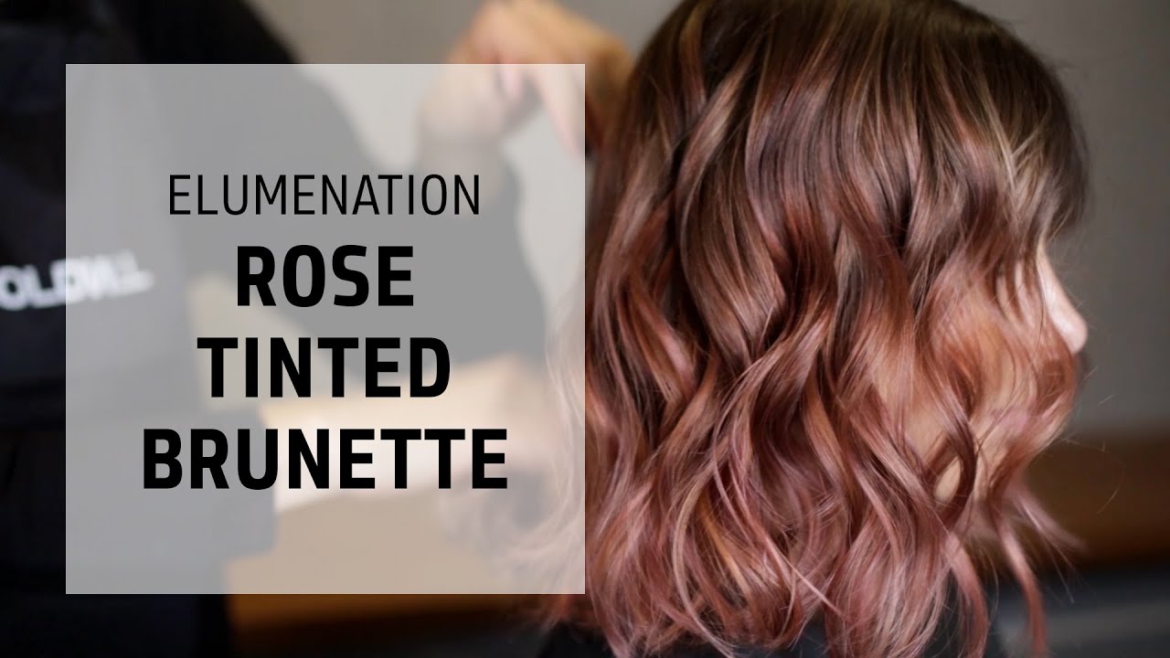 Rose Tinted Brunette | Elumenated Hair Color | Goldwell Education Plus