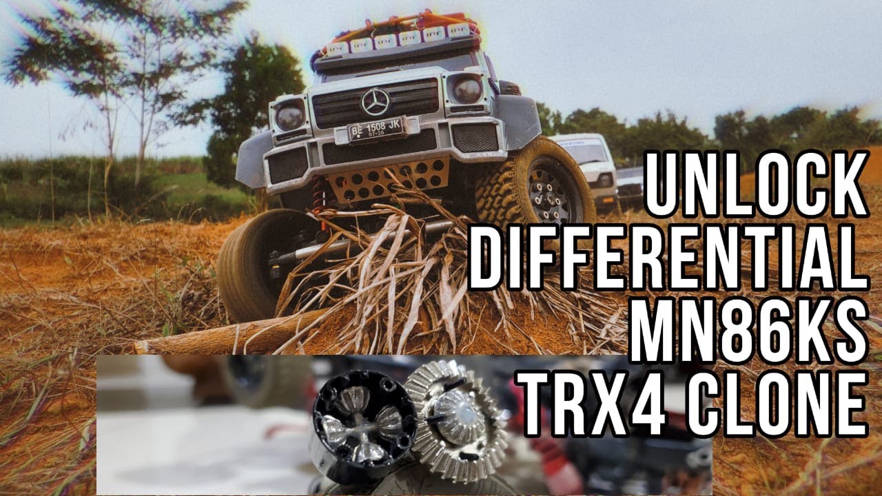 MN86KS UPGRADE GARDAN | OPEN LOCK DIFF | AUTO JADI TRX4 | FUN TRAIL WITH MN99S WPLC24 WPLD12