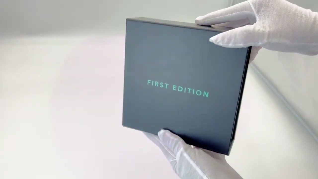 Black Magnetic Closure Box with Embossed Logo