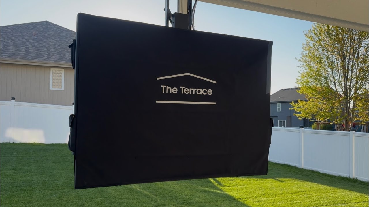 Outdoor TV cover specially made for Samsung 