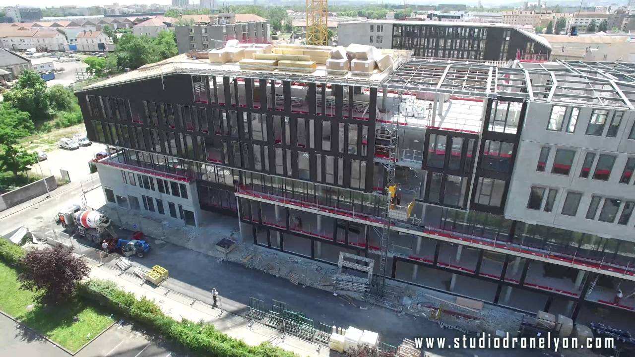 Visite de chantier la grande Halle à Lyon