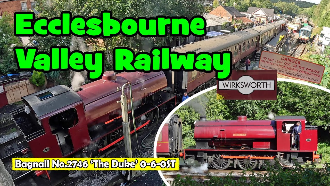 481. Великолепная поездка на паровозе по Дербиширским долинам