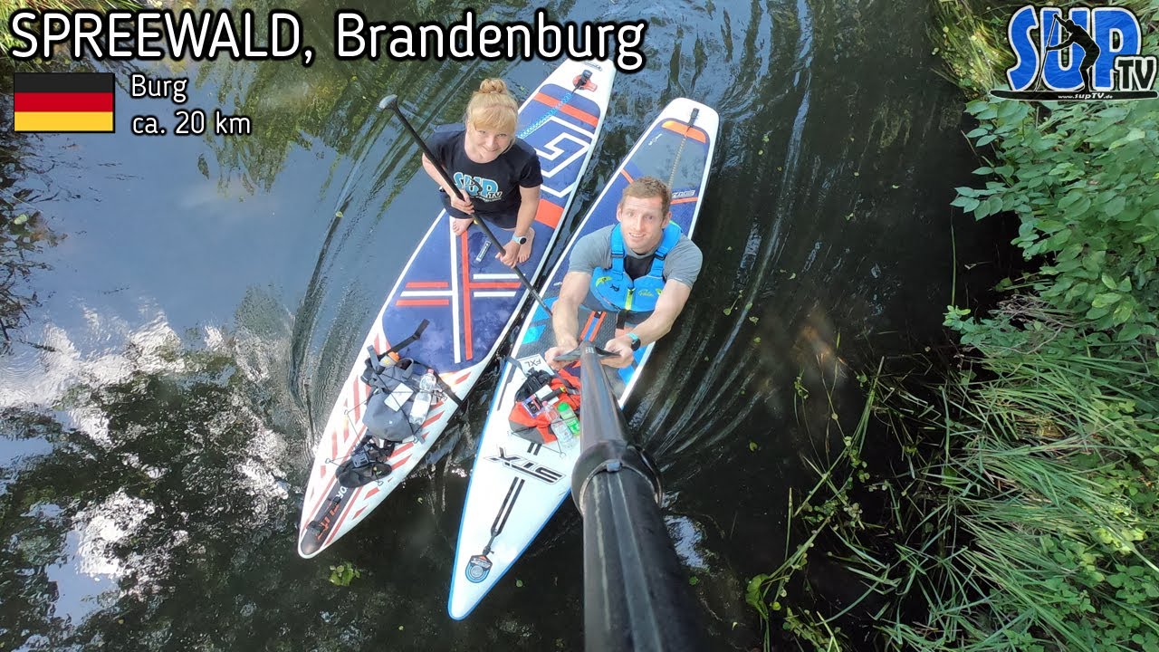 Unsere erste SUP-Tour im Spreewald | 20 km Rundkurs im Oberspreewald | Stand Up Paddling