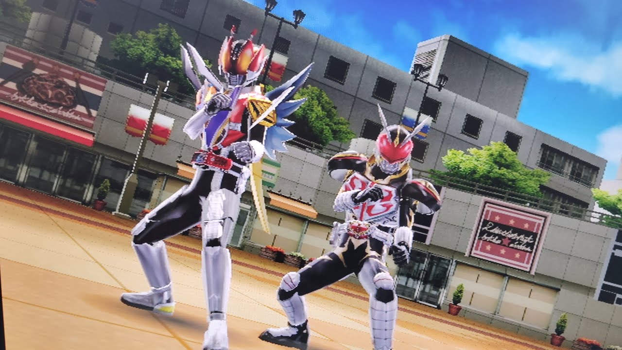 仮面ライダー超クライマックスヒーローズアーケードモード　仮面ライダー電王超クライマックスフォーム＆仮面ライダーカリス