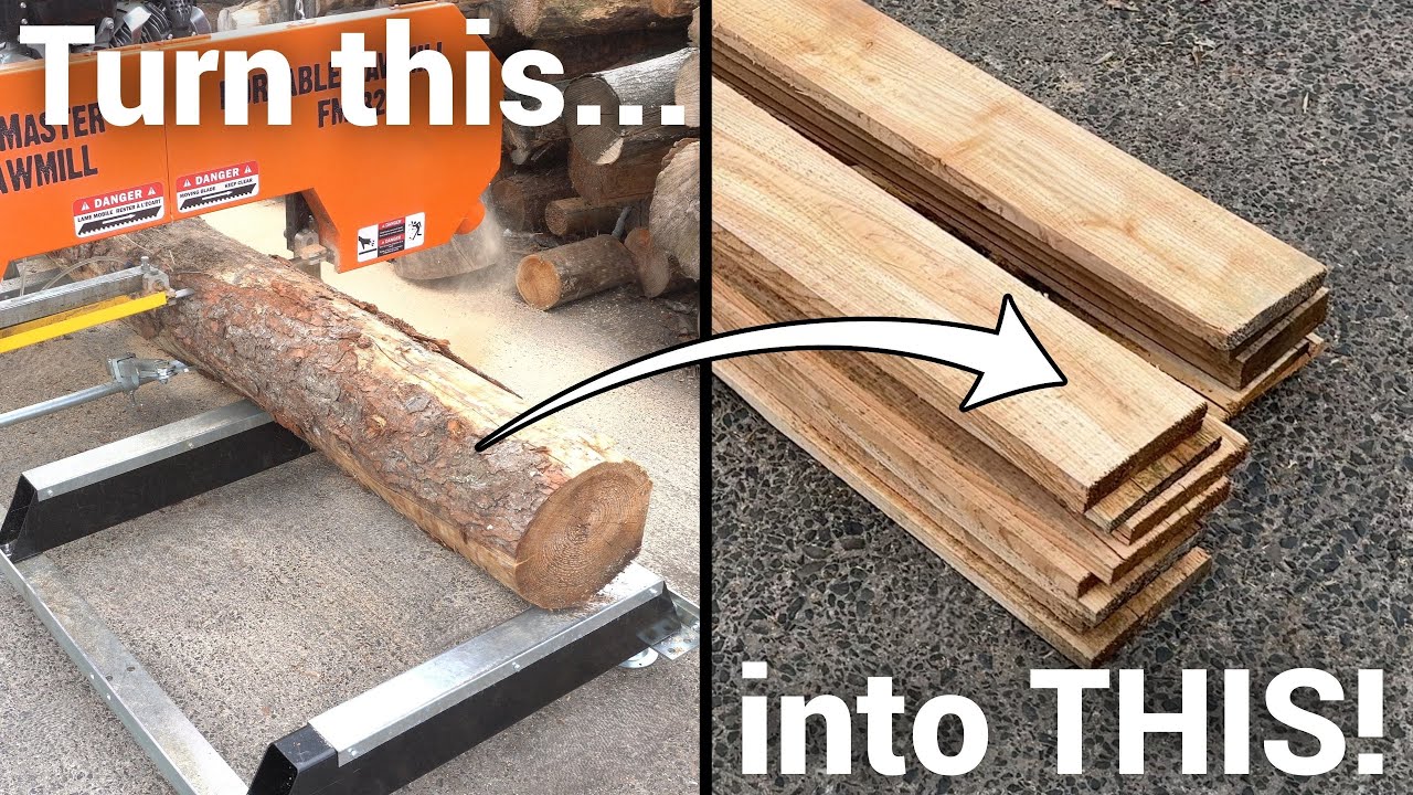 Forest Master FM32 Portable Bandsaw Sawmill: Cut Your Own Lumber, Anywhere