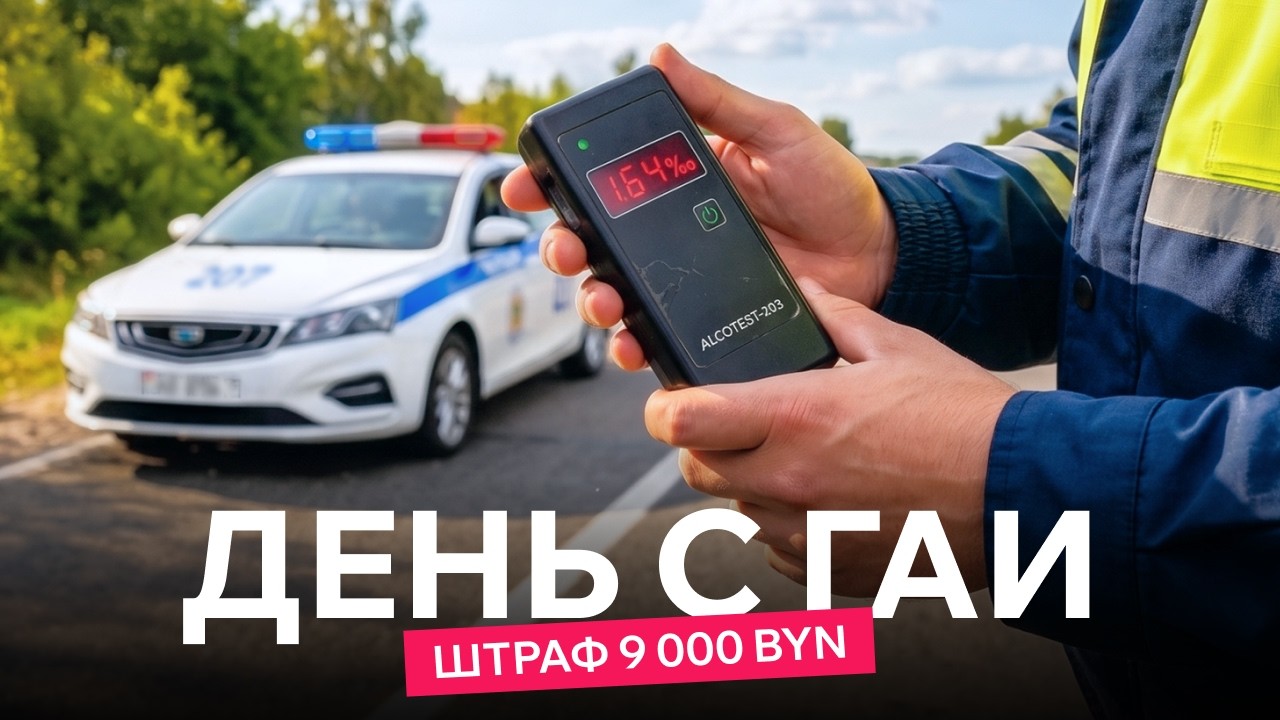 Рейд с ГАИ: штраф 9 000 рублей, погоня за скутером и ловушки на скорость
