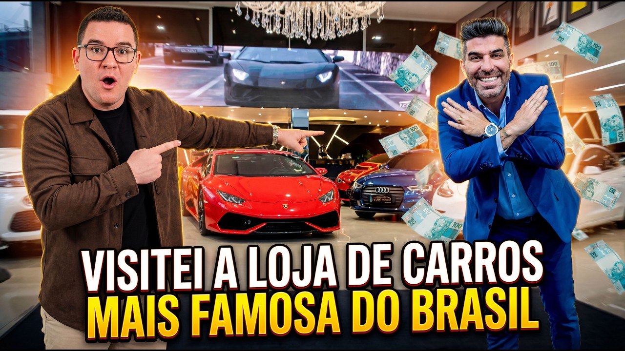 VISITEI A LOJA DE CARROS MAIS FAMOSA DO BRASIL