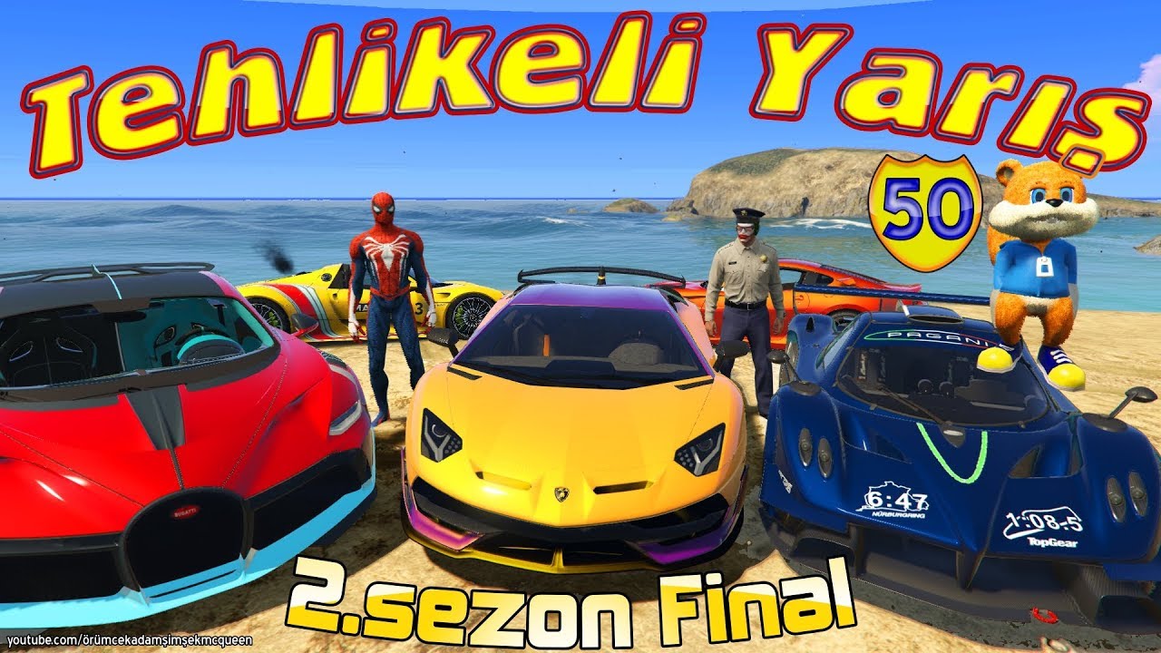 TEHLİKELİ YARIŞ 2.SEZON FİNAL - Şampiyon Kim ? Örümcek Adam vs Sincap