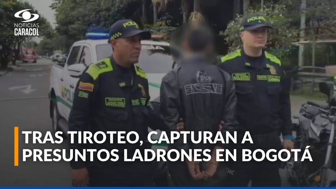 &iquest;Qui&eacute;nes son los dos delincuentes capturados en Bogot&aacute; tras tiroteo en sector del CAN?