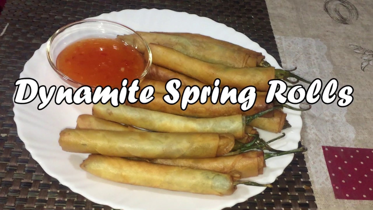 Dynamite Spring Rolls |AySi Rigo