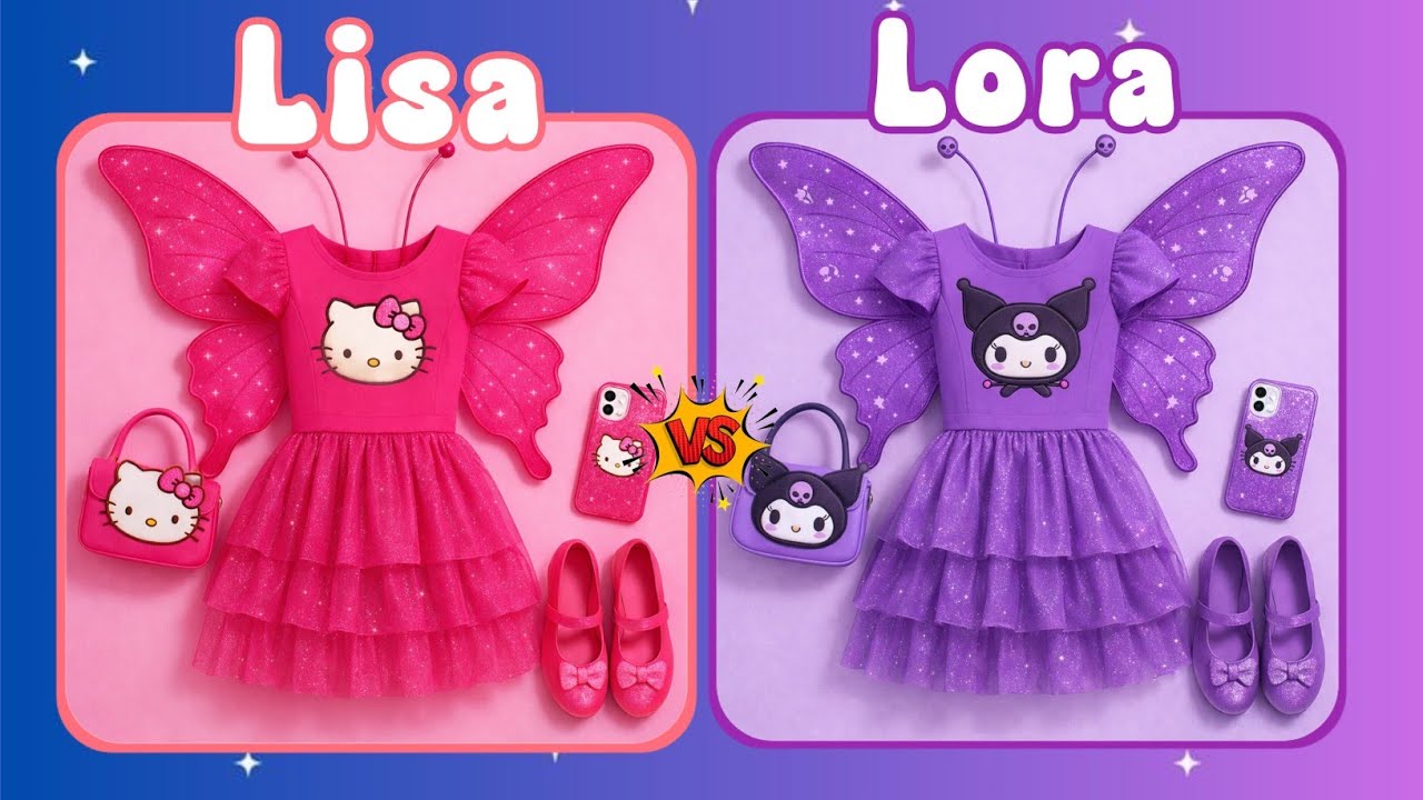 Lisa or lora #lisaandlena #lisalenalora #wouldyourather #chooseyourgift 