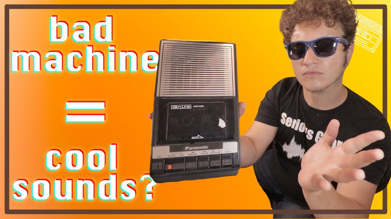 Crappy Cassette Recorder as an Effect Microphone ||| Cheaper Than a Plugin