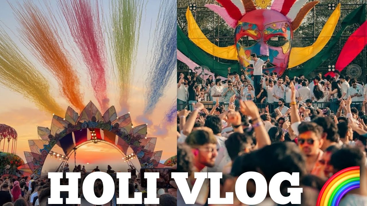Biggest Holi party 2026  !! Delhi night life !! Best party places in Delhi !! Delhi night clubs !!