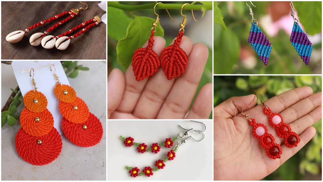 6 Beaded Earrings| DIY Jewelry Ideas | How To Make Beaded Earrings | Creation&you