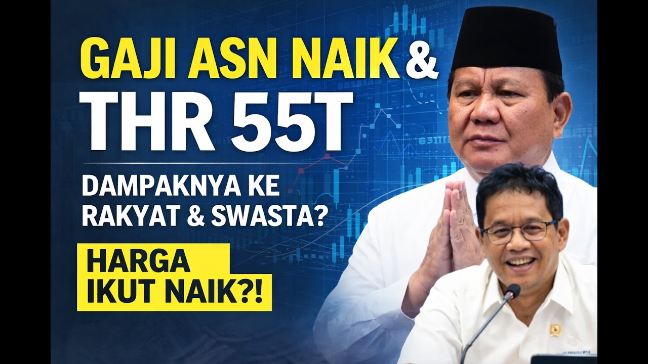 Gaji ASN Naik & THR Rp55 Triliun 2026! Apakah Harga Akan Ikut Naik?
