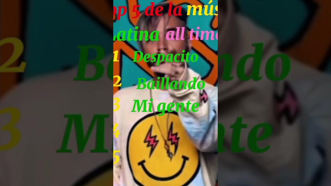 #Top5Latinos#HitsLatinos  #LatinoVibes   #Despacito #Bailando #G #MiGente #Criminal #XEquis