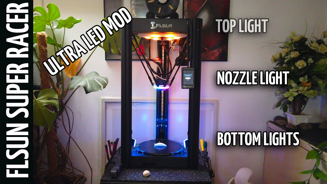FLSun Super Racer - Ultra LED Mod
