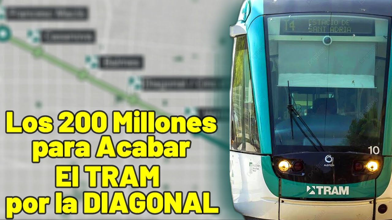 ✅ Las OBRAS del TRANVÍA por la DIAGONAL Arrancarán en 2025✅ Transporte Público de Barcelona / L9