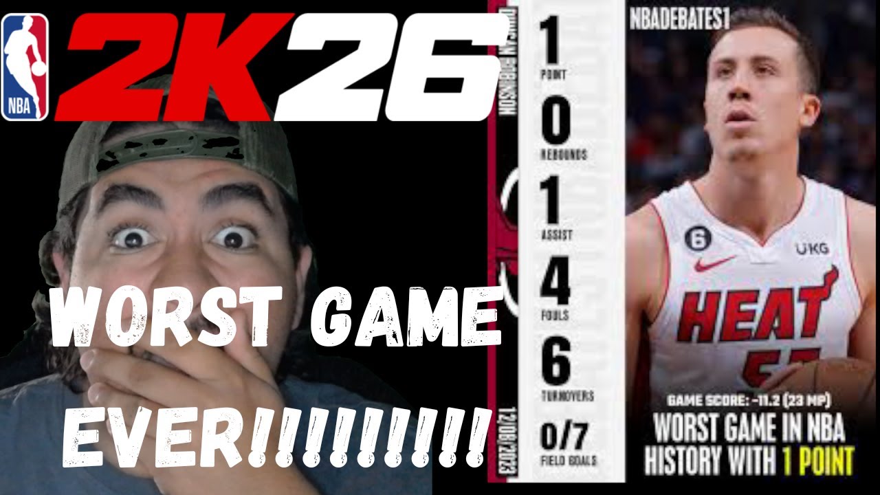 WORST GAME EVER!!!!!!  NBA2K26