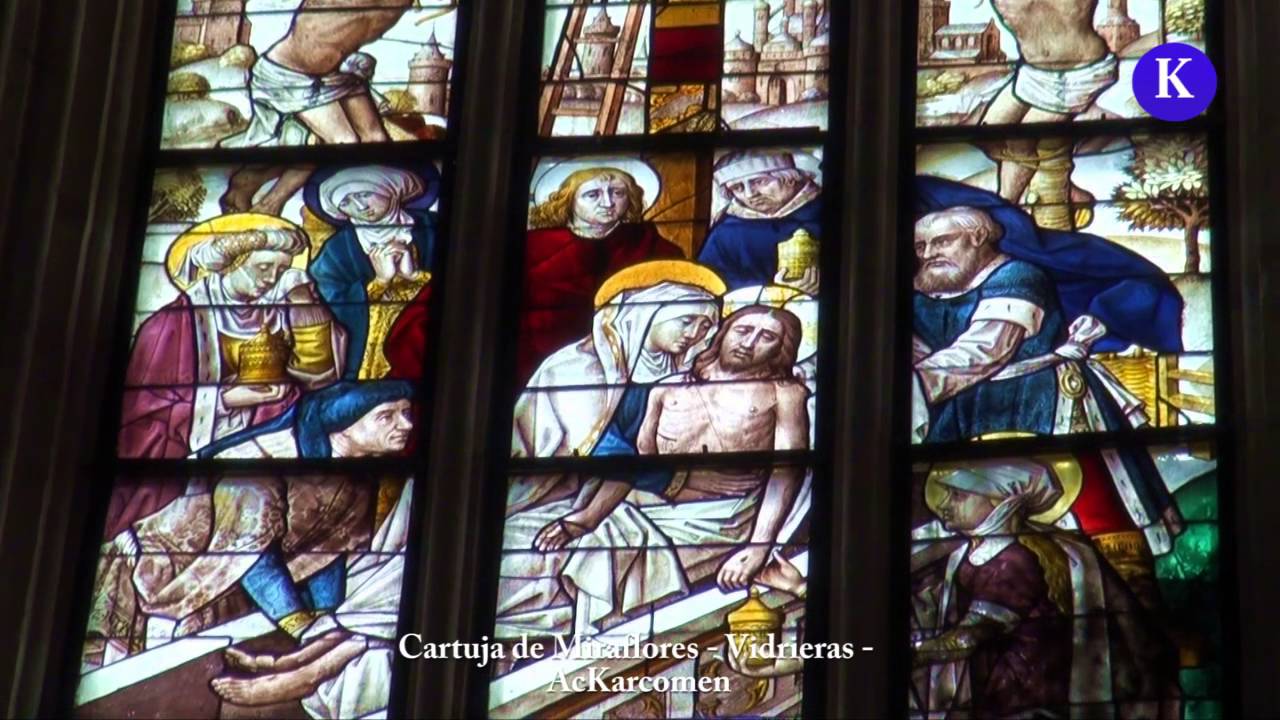 Cartuja de Miraflores * vidrieras *  BURGOS